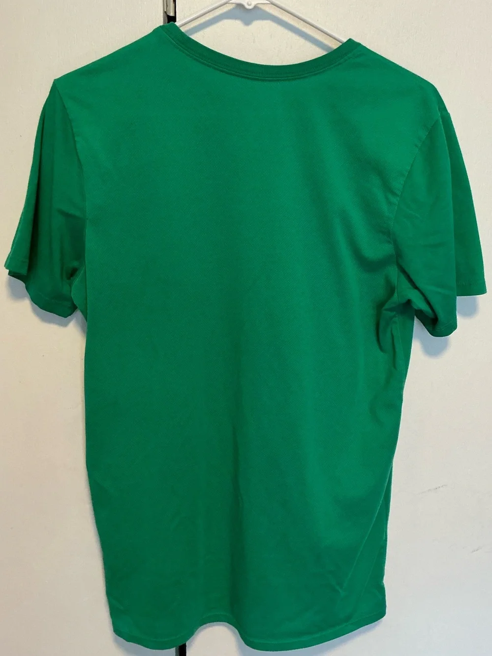 Nike Green Short Sleeve RUN Tee with Silver Logo